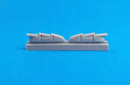 Hurricane Mk.I - Exhausts (triple ejector type) for Airfix kit 1/48