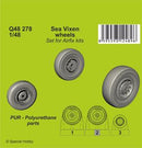 Sea Vixen – 1/48 Wheels Set for Airfix kit