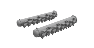 Beaufighter Mk.21 - Hedgehog Flame Damper Exhausts / Aussie Type 1/48