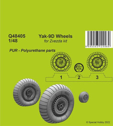 1/48 CMK Yak9D Wheels