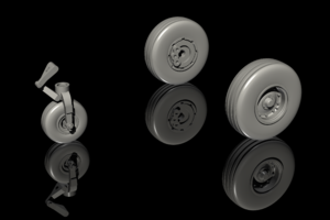 Tucano T.1 – Wheels Set / for Airfix kit 1/72