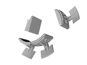 SAAB Viggen Air Brake Set 1/72