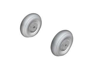 CMK-129-Q72375 - 1/72 CMK Reggiane Re 2005 Main Wheels Resin
