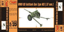 M3 US 37mm Anti-tank gun WW.II 1/35