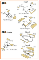 F-82F/G, E/H Twin Mustang Paint Mask for Modelsvit