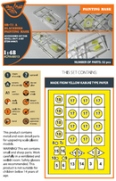 SR-71A BLACKBIRD painting mask for Revell kit yellow