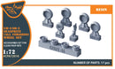 UH-2 Seasprite (all versions) Wheel Set
