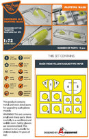 1/72 Clear Prop Nanchang Q-5  painting mask on yellow kabuki paper for Trumpeter kit (all versions)