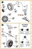 OV-1 A/B/C/D Mohawk wheels set