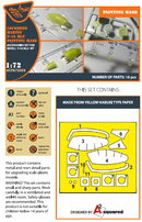 F-16 single seater Paint Mask for REVELL