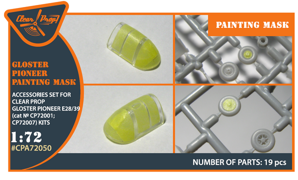 E28/39 Paint Mask for Clear Prop