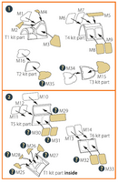 P-51B/C Mustang painting mask for Arma Hobby kits ye
