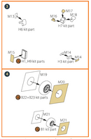 Mirage 2000C painting mask for Modelsvit kit (72073)