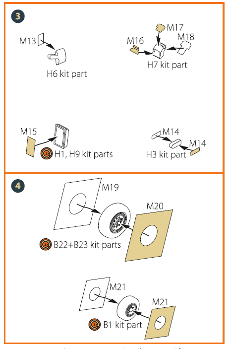 Mirage 2000C painting mask for Modelsvit kit (72073)