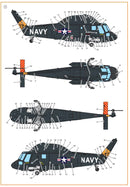 UH-2/SH-2 Seasprite (Early Version) Technical Stenci