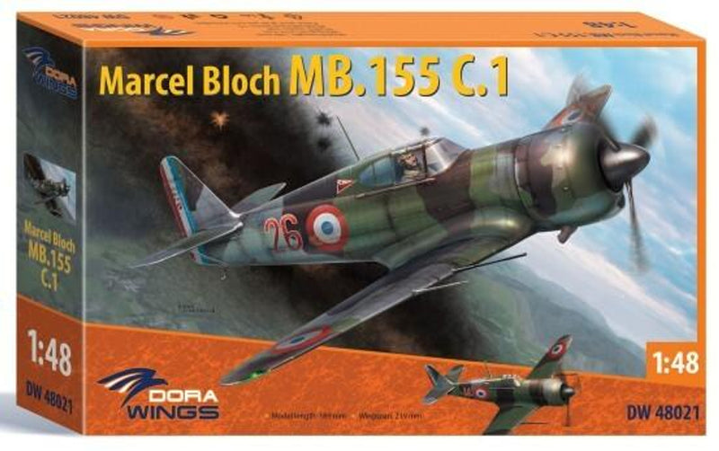 Marcel Bloch MB155 C1 French Air Force Fighter