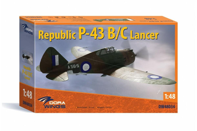 Republic P43B/C Lancer Recon Version Fighter