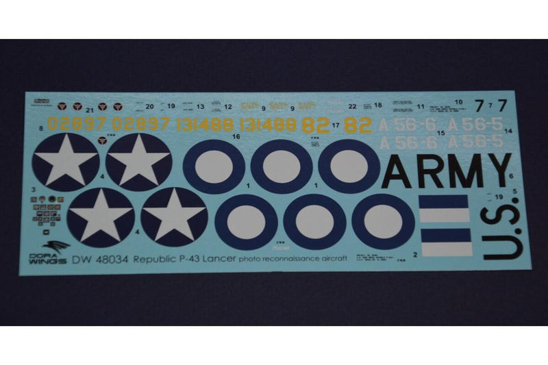 Republic P43B/C Lancer Recon Version Fighter