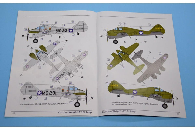 Curtiss Wright AT9 Jeep Advanced Trainer Aircraft