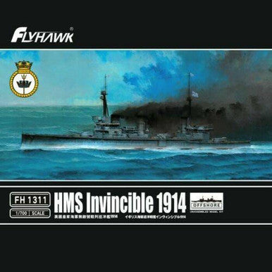 1/700 Flyhawk Models HMS Invincible 1914
