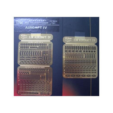1/700 Flyhawk Photo Etch WWII IJN Aircraft Set #4 (IJN Zero Fighter Type21IJN Type99 Carrier Dive BomberIJN Type97 Torpedo Bomber)