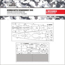 1/350 Flyhawk German Battle Scharnhorst 1943 Deck Painting Mask (For Dragon 1050)