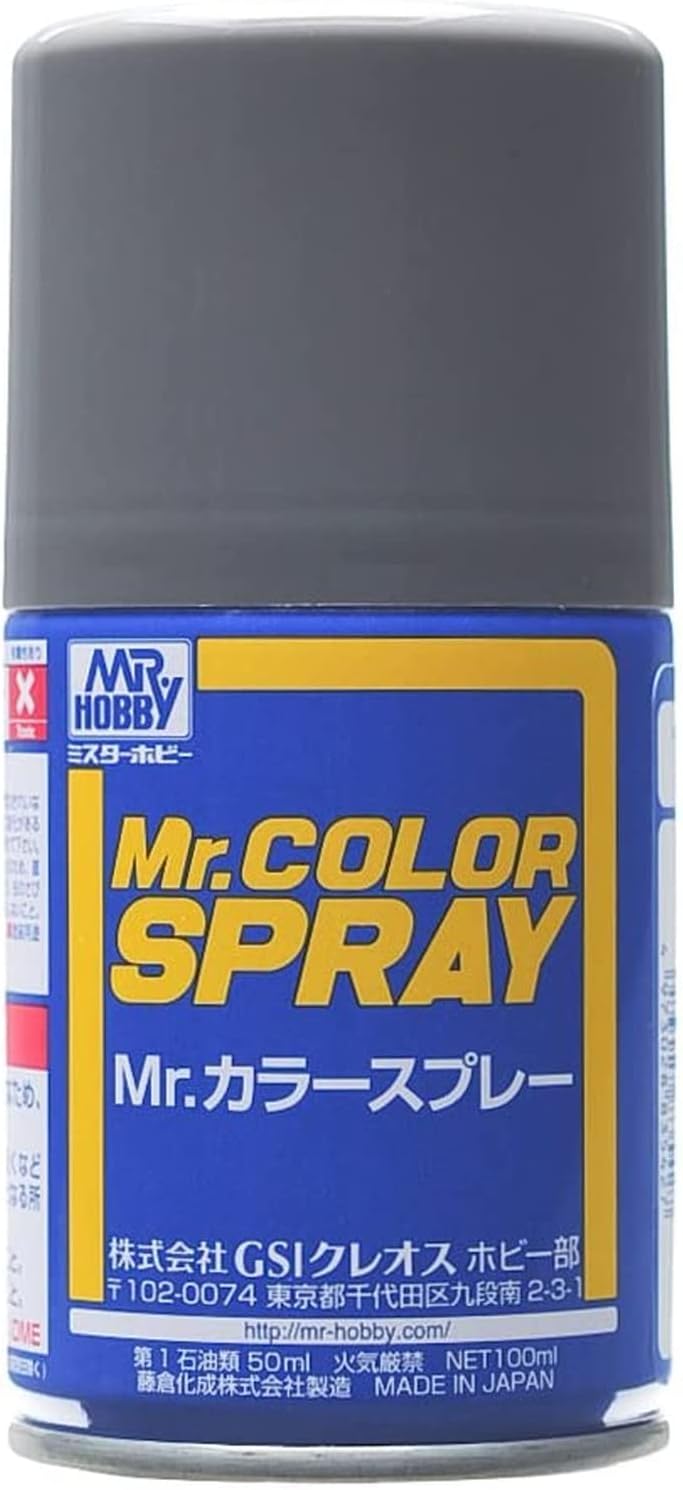 Mr Color Semi Gloss Neutrl Gray Spray