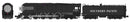 N-Scale 4-8-4 GS-4 Southern Pacific Postwar Black