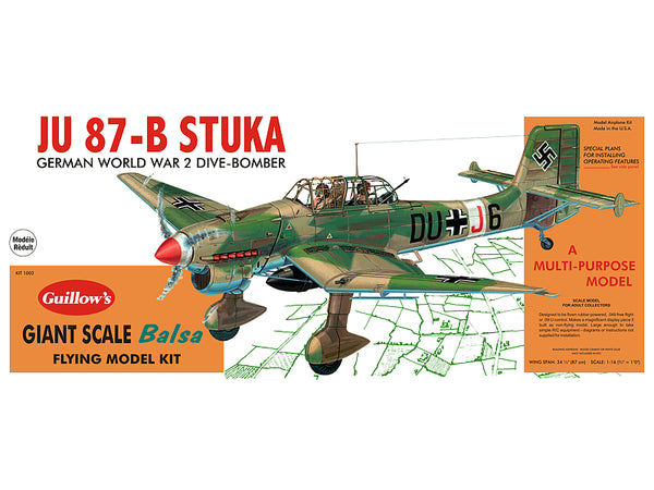 Guillow's JU 87-B Stuka Model Kit