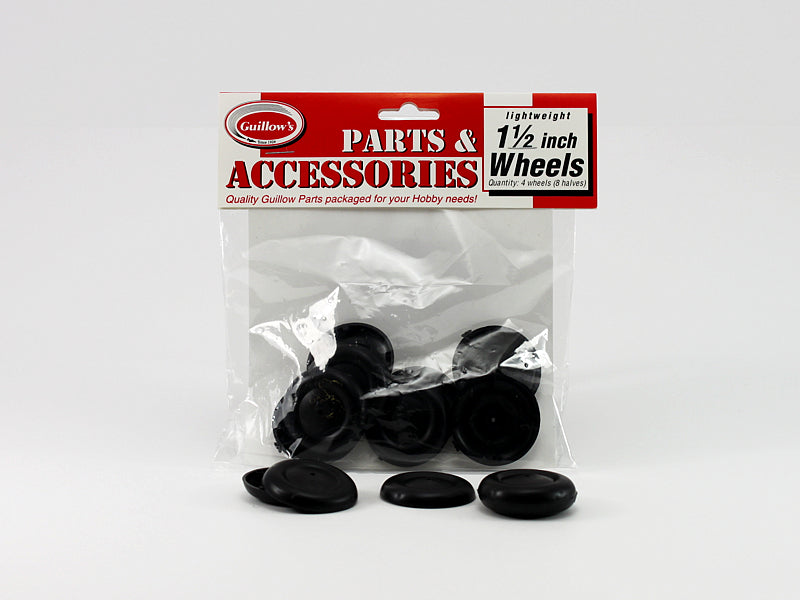 Pack Of 4 Light Weight 1.5" Wheels - Model Accessories