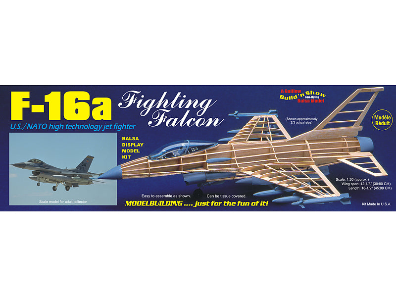 Guillow's F-16 Fighting Falcon Model Kit