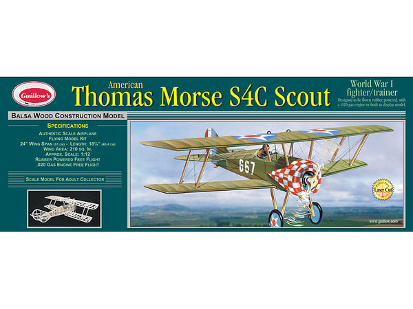 Guillow's Thomas Morse Scout Laser Cut Model Kit