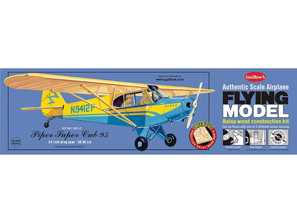 Guillow's Piper Super Cub 95 Laser Cut Model Kit
