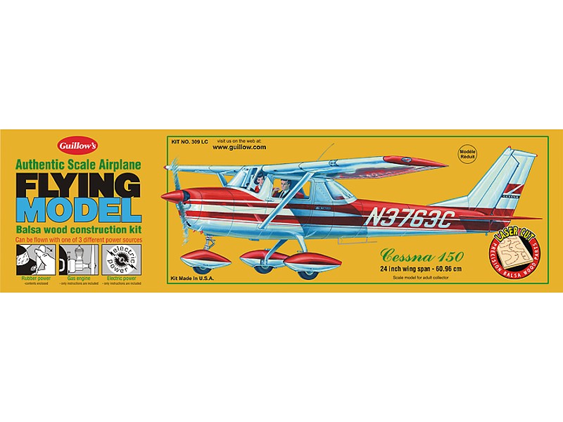 Guillow's Cessna 150 Laser Cut Model Kit
