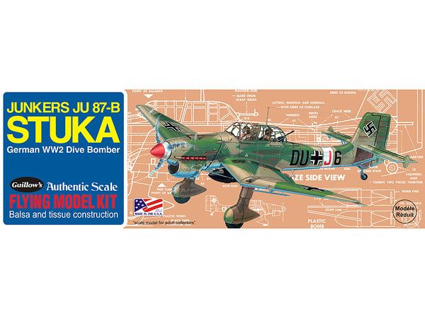 Guillow's Junkers JU 87-B Stuka Model Kit