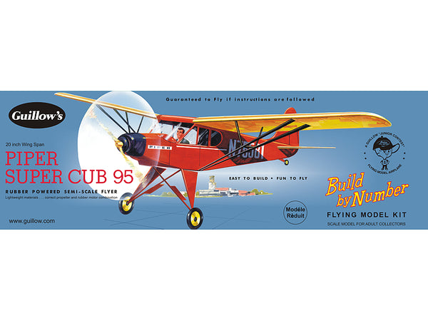 Guillow's Piper Super Cub 95 Model Kit, 602