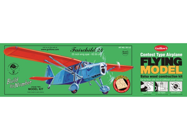 Guillow's Fairchild 24 Laser Cut Model Kit