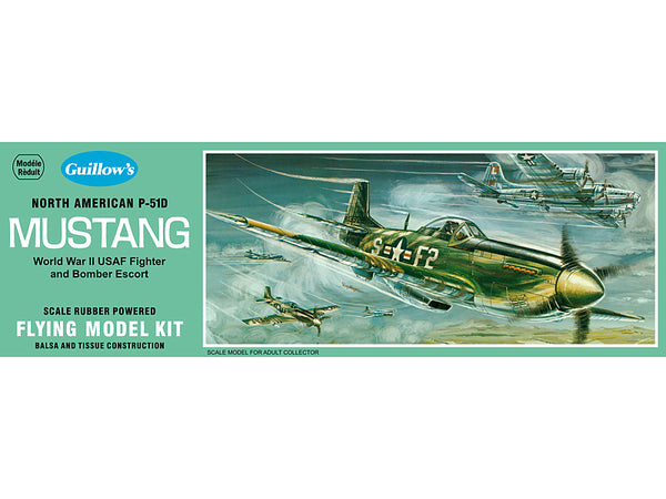 Guillow's North American P51D Mustang Model Kit