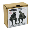 H3M35005 - 1/35 H3 Models WW2 US Paratrooper Seated Resin Model Kit