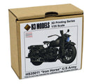H3M35011 - 1/35 H3 Models IRON HORSEÂ US Army Motorcycle Resin Model Kit
