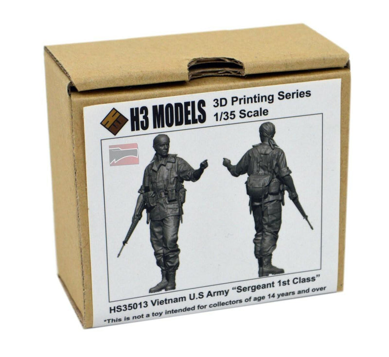 H3M35013 - 1/35 H3 Models Vietnam U.S Army Sergeant first class Resin Model Kit