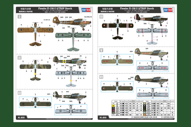 FIESELER FI-156 C-3/TROP STORCH 1/35