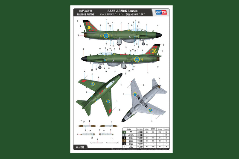 SAAB J-32B/E LANSEN