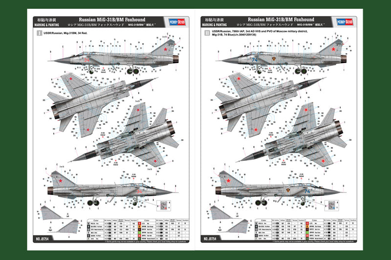 RUSSIAN MIG-31B/BM  FOXHOUND