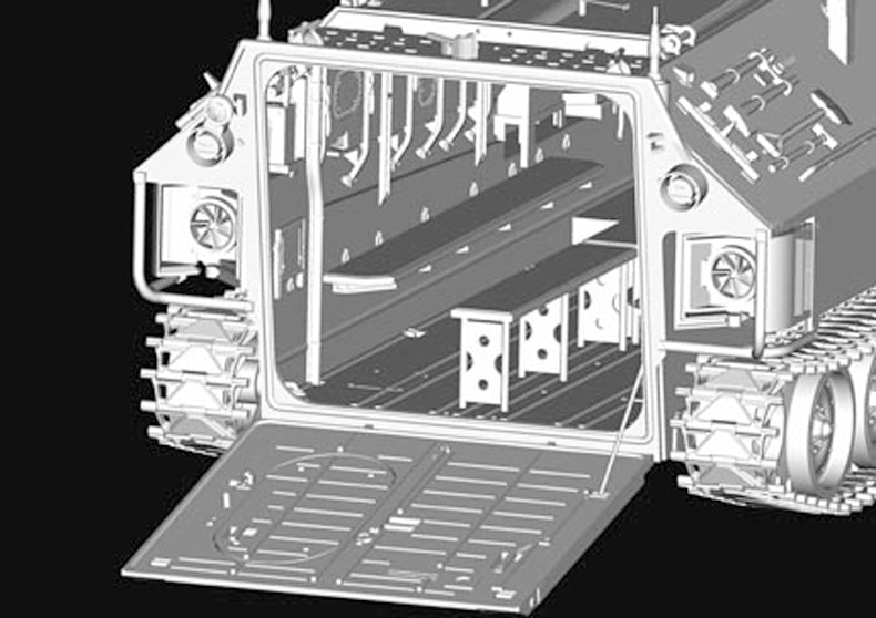 AAVP-7A1 W/MOUNTING BOSSES