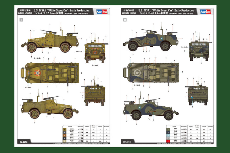 M3A1 WHITE SCOUT CAREARLY PRODUCTION