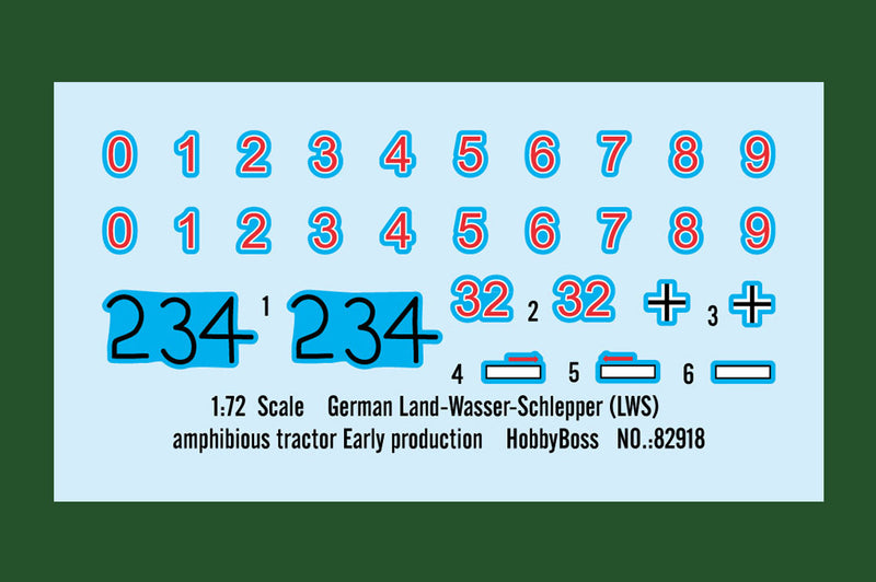 LWS TRACTOR EARLY   1/72