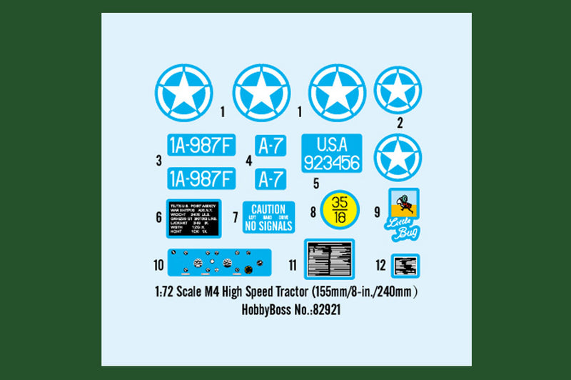 M4 HIGH SPEED TRACT.(155MM/8-IN./240MM)