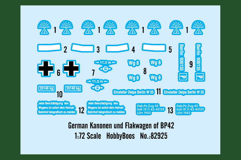 GERMAN KANONEN UND  FLAKWAGEN OF BP42