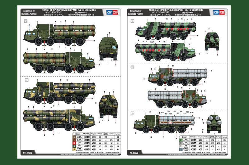 48N6E OF 5P855 TEL S-300PMU SA-10 GRUMBL